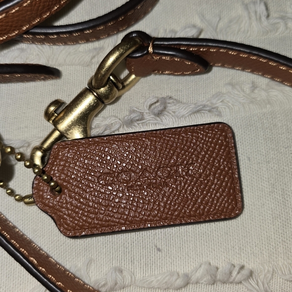 Coach Kitt Messenger Crossgrain leather Bag In Saddle - Picture 10 of 10